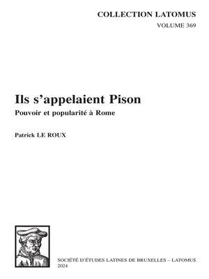 cover image of Ils s'appelaient Pison